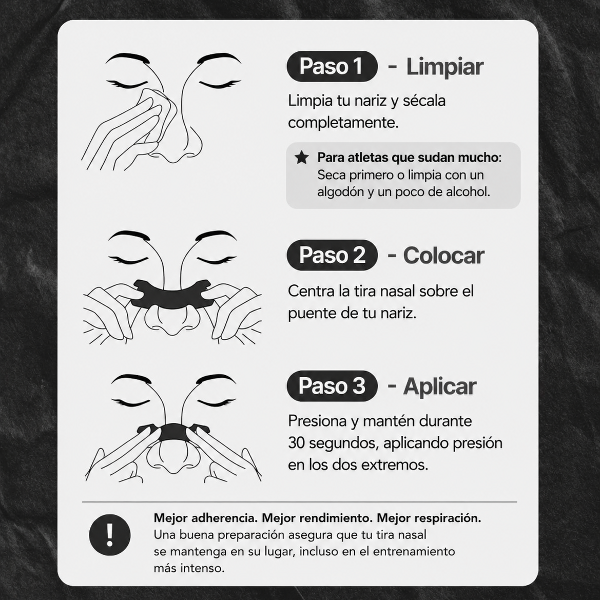 Black Nasal Strips