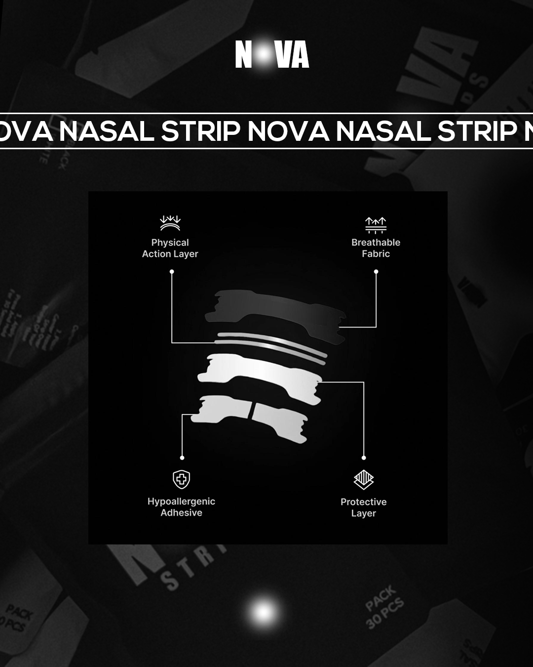 Black Nasal Strips